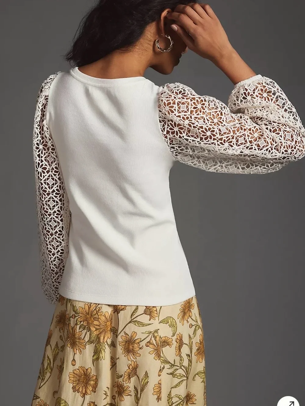 Anthropologie Maeve Ribbed shirt size large